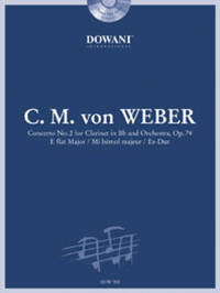CONCERTO NO. 2 FOR CLARINET IN BB AND ORCHESTRA CLARINETTE+CD