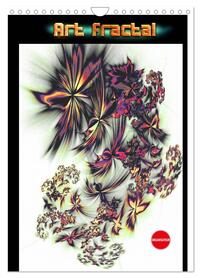 ART FRACTAL (CALENDRIER MURAL 2024 DIN A4 HORIZONTAL), CALVENDO CALENDRIER MENSUEL - ART FRACTAL NUM