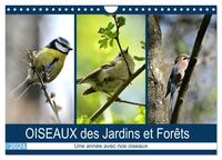 OISEAUX DES JARDINS ET FORETS (CALENDRIER MURAL 2024 DIN A4 VERTICAL), CALVENDO CALENDRIER MENSUEL -