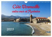 Côte Vermeille entre mer et Pyrénées (Calendrier mural 2025 DIN A4 vertical), CALVENDO calendrier mensuel