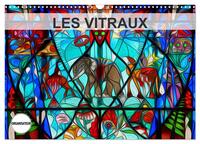 LES VITRAUX (CALENDRIER MURAL 2024 DIN A3 VERTICAL), CALVENDO CALENDRIER MENSUEL - COMPOSITION GRAPH