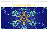 MANDALAS STYLES (CALENDRIER MURAL 2024 DIN A3 VERTICAL), CALVENDO CALENDRIER MENSUEL - L'APPARENCE D