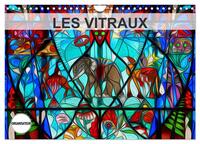 LES VITRAUX (CALENDRIER MURAL 2024 DIN A4 VERTICAL), CALVENDO CALENDRIER MENSUEL - COMPOSITION GRAPH