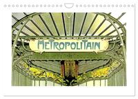 METROPOLITAIN (CALENDRIER MURAL 2024 DIN A4 VERTICAL), CALVENDO CALENDRIER MENSUEL - L'ART NOUVEAU D