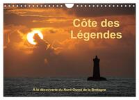 COTE DES LEGENDES A LA DECOUVERTE DU NORD-OUEST DE LA BRETAGNE (CALENDRIER MURAL 2024 DIN A4 VERTICA