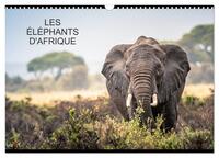 ELEPHANTS D'AFRIQUE (CALENDRIER MURAL 2024 DIN A3 VERTICAL), CALVENDO CALENDRIER MENSUEL - 12 MOIS A