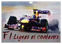 F1 LIGNES ET COULEURS (CALENDRIER MURAL 2024 DIN A4 VERTICAL), CALVENDO CALENDRIER MENSUEL - SERIE D