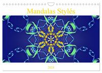 MANDALAS STYLES (CALENDRIER MURAL 2024 DIN A4 VERTICAL), CALVENDO CALENDRIER MENSUEL - L'APPARENCE D