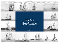 VOILES ANCIENNES (CALENDRIER MURAL 2024 DIN A4 VERTICAL), CALVENDO CALENDRIER MENSUEL - VOILIERS ANC