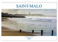 SAINT-MALO, COTE D'EMERAUDE (CALENDRIER MURAL 2024 DIN A4 VERTICAL), CALVENDO CALENDRIER MENSUEL - S