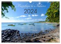 MAGNIFIQUE ILE MAURICE (CALENDRIER MURAL 2024 DIN A3 VERTICAL), CALVENDO CALENDRIER MENSUEL - MAGNIF