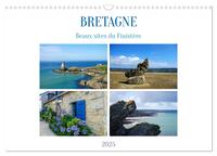 BRETAGNE BEAUX SITES DU FINISTERE (CALENDRIER MURAL 2025 DIN A3 VERTICAL), CALVENDO CALENDRIER MENSU