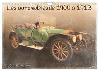 LES AUTOMOBILES DE 1900 A 1913 (CALENDRIER MURAL 2024 DIN A4 VERTICAL), CALVENDO CALENDRIER MENSUEL