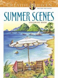 Summer Scenes Coloring Book