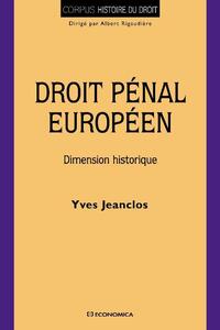 DROIT PENAL EUROPEEN