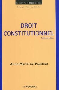 DROIT CONSTITUTIONNEL, 3E ED.