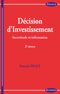 DECISIONS D'INVESTISSEMENT, 2 ED.