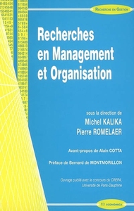 RECHERCHES EN MANAGEMENT ET ORGANISATION