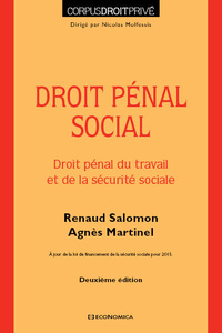 TRAITE DE DROIT PENAL SOCIAL, 2E ED.