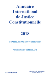 Annuaire international de justice constitutionnelle 2018- VOL XXXIV