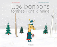 Les bonbons tombés dans la neige