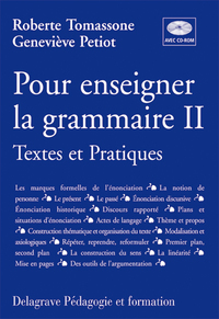 Pour enseigner la grammaire Tome 2 avec CD-Rom inclus (2002)