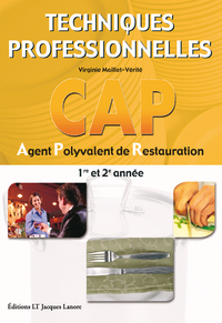 Techniques professionnelles CAP APR (2004) - Manuel élève