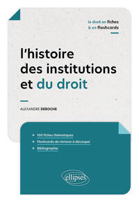 L'histoire des institutions et du droit en fiches et flashcards