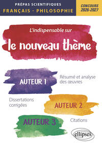 L'indispensable sur le nouveau thème. Epreuves de français et philosophie. Prépas scientifiques