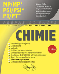 Chimie MP/MP* PSI/PSI* PT/PT*