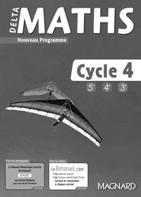 Mathématiques, Delta Maths Cycle 4, Livre du professeur