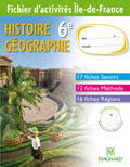 Azzouz Histoire-Géographie 6e, Cahier d'activités Ile de France