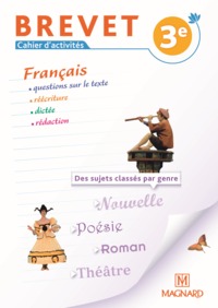 Cahier de français spécial brevet 3e, Cahier d'activités