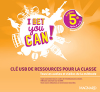 I Bet You Can ! 5e, Clé USB - Ressources classe