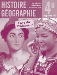 Azzouz-Gache Histoire-Géographie-Education civique 4e, Livre du professeur 