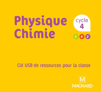 Physique Chimie Cycle 4, Clé USB ressources numériques