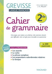 Grammaire - Grévisse 2de, Cahier d'activités