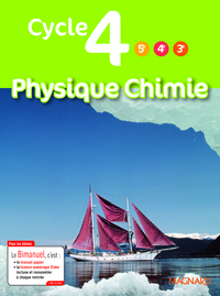 Physique Chimie Cycle 4, livre de l'élève - Bimanuel
