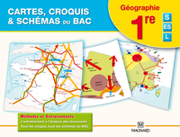 Géographie 1re L, ES, S, Cartes, Croquis et Schémas du bac