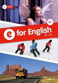 E for English 4e, Livre de l'élève + DVD-rom