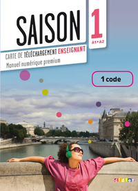 SAISON 1 NIV.A1 - LIVRE NUMERIQUE INTERACTIF - CARTE DE TELECHARGEMENT ENSEIGNANT - 1 CODE
