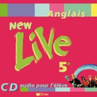 New live Anglais 5e, CD élève