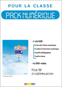 LATITUDES 2 NIV.A2+ - PACK NUMERIQUE CLASSE