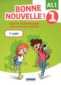 Bonne nouvelle ! Niv.1 - Carte de téléchargement - Livre numérique interactif - Elève