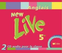New live Anglais 5e, Coffret 2 CD classe