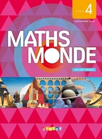 Maths Monde Cycle 4, Livre de l'élève