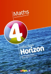 Horizon Mathématiques 4e, Livre de l'élève - Petit format