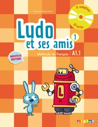 LUDO ET SES AMIS 1 - NIV.A1.1 - LIVRE + CD AUDIO