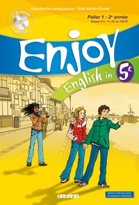 Enjoy English 5e, Livre de l'élève + CD-rom audio