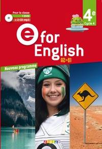 E for English 4e, Coffret classe